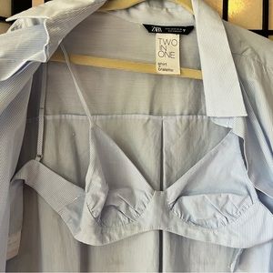 2 in 1 blouse and bralette